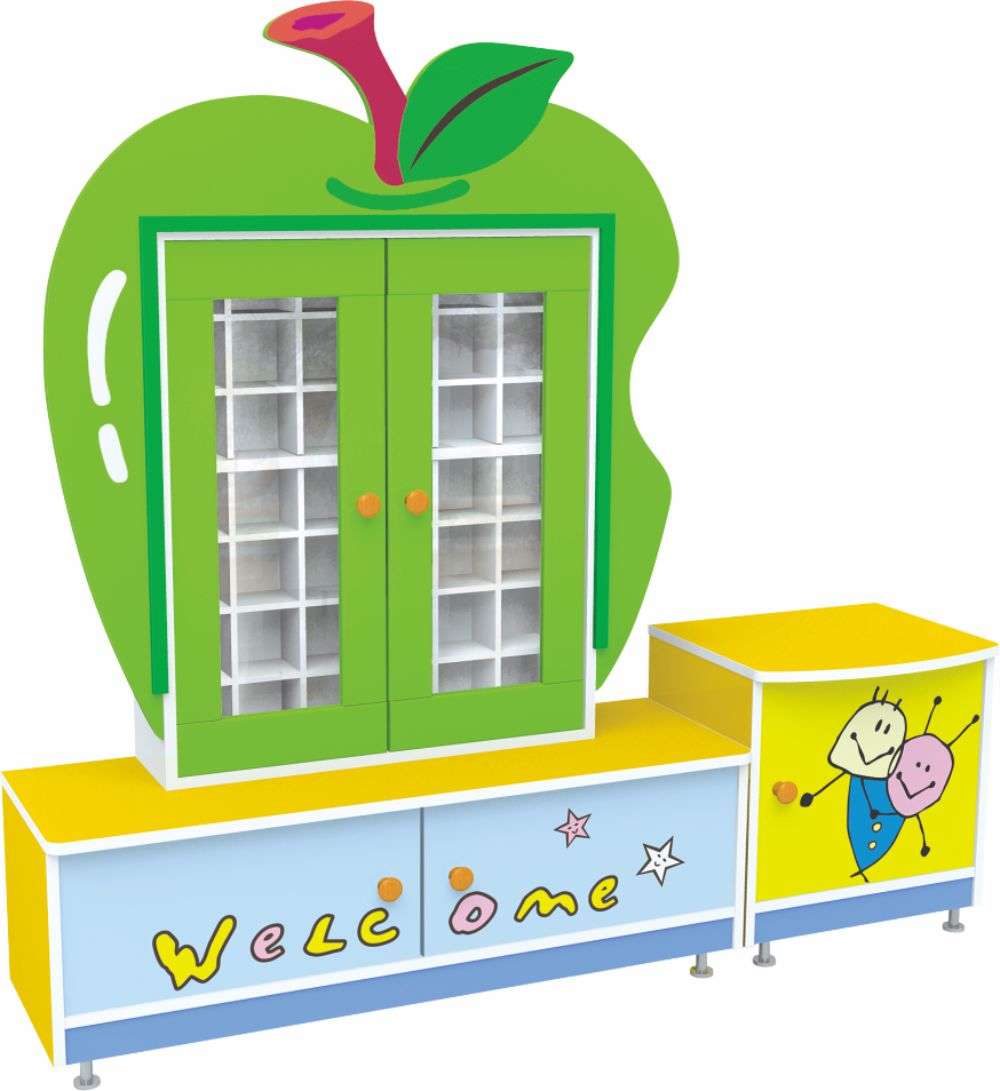 柜子、書架 蘋果造型茶杯