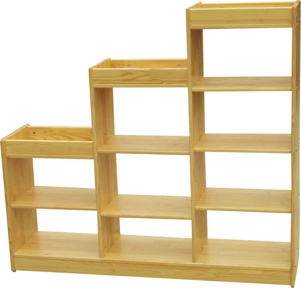 柜子、書架 樟子松梯式柜